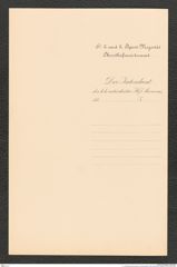 k.k. naturhistorisches Hofmuseum, Intendanzakten 1885-1896 (Hauer), Aktenzahl Z.509.a/1888, Seite 4